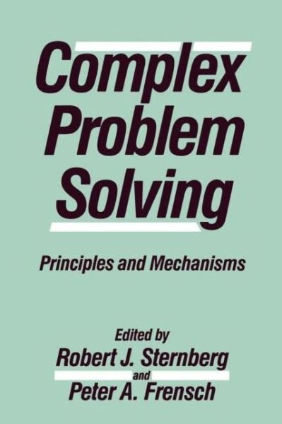Cover for Sternberg · Complex Problem Solving: Principles and Mechanisms (Taschenbuch) (1991)