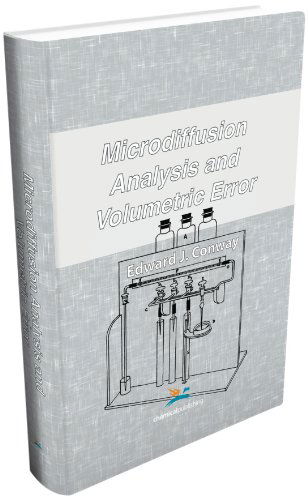 Cover for Edward J. Conway · Microdiffusion Analysis and Volumetric Error (Hardcover Book) [First American edition] (1963)