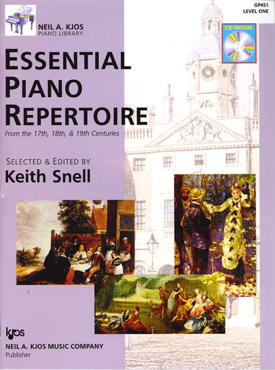 Cover for Essential Piano repertoire Level 1 + CD (Buch) (2008)