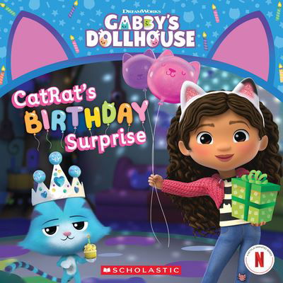 Cover for Pamela Bobowicz · CatRat's Birthday Surprise (Gabby's Dollhouse 8x8 #10) (Bok) (2024)