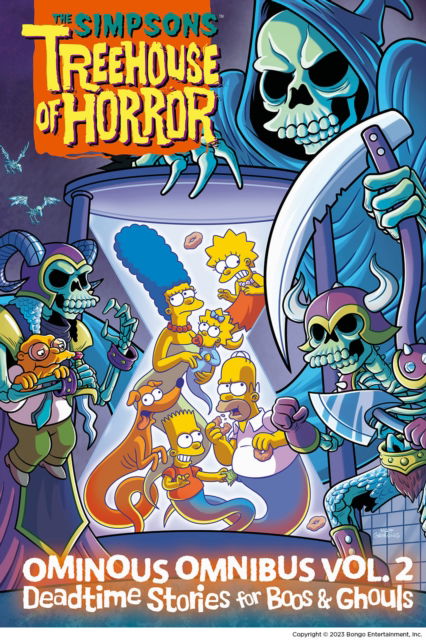 Cover for Matt Groening · The Simpsons Treehouse of Horror Ominous Omnibus Vol. 2: Deadtime Stories for Boos &amp; Ghouls - The Simpsons Treehouse of Horror (Gebundenes Buch) (2023)