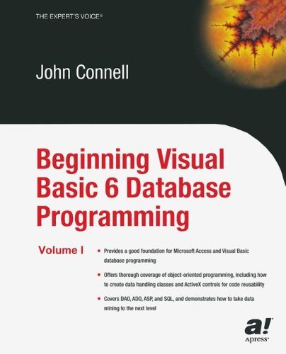 Cover for John Connell · Beginning Visual Basic 6 Database Programming (Taschenbuch) [Softcover reprint of the original 1st edition] (2003)