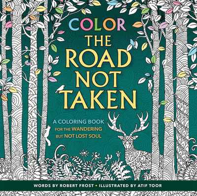 Cover for Robert Frost · Color the Road Not Taken (Paperback Book) (2017)