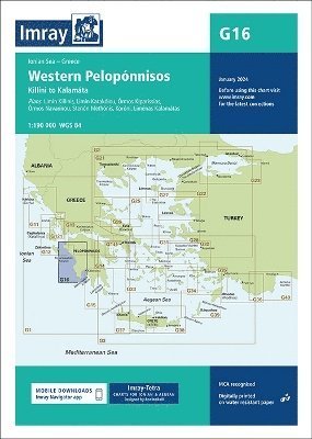 Cover for Imray · Imray Chart G16: Western Peloponnisos - G Charts (Landkarten) [New edition] (2024)