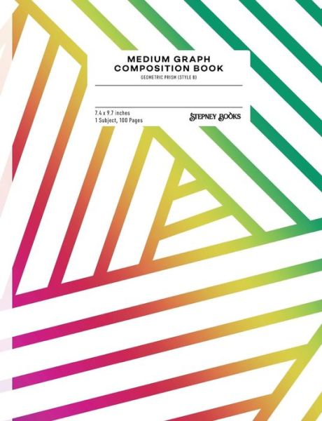 Medium Graph Composition Book - Stepney Books - Livros - Independently Published - 9781791559519 - 11 de dezembro de 2018