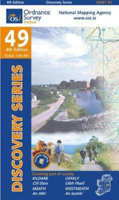 Cover for Ordnance Survey Ireland · Kildare, Offaly, Meath, Westmeath - Discovery S. (Map) (2015)