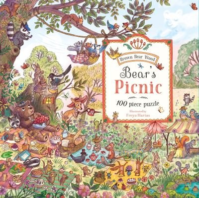 Cover for Bear's Picnic Puzzle: A Magical Woodland (100-piece Puzzle) - Brown Bear Wood (SPIEL) (2022)