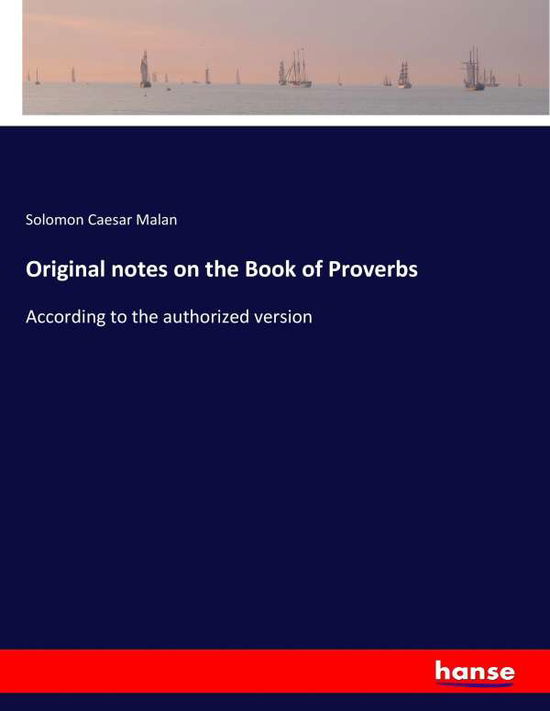 Cover for Malan · Original notes on the Book of Pro (Book) (2017)