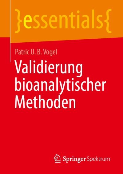 Cover for Vogel · Validierung bioanalytischer Methoden (Book) (2020)