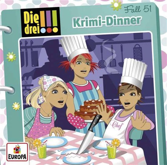 Cover for Die drei !!!.51 Krimi-Dinner (Bok)
