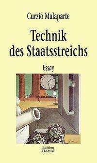 Cover for Curzio Malaparte · Technik des Staatsstreichs (Paperback Book) (1988)