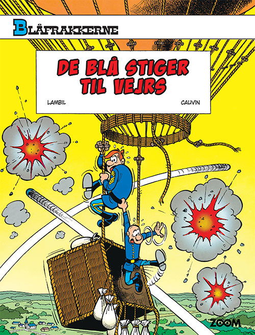 Cover for Raoul Cauvin Lambil · Blåfrakkerne: Blåfrakkerne: De blå stiger til vejrs (Hæftet bog) [1. udgave] (2022)