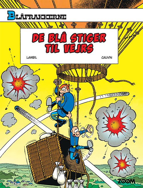 Cover for Raoul Cauvin Lambil · Blåfrakkerne: Blåfrakkerne: De blå stiger til vejrs (Heftet bok) [1. utgave] (2022)