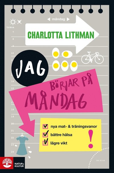 Cover for Charlotta Lithman · Jag börjar på måndag (ePUB) (2014)