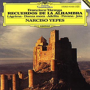 Cover for Tarrega / Yepes,narciso · Recuerdos De La Alhambra (CD) (1987)