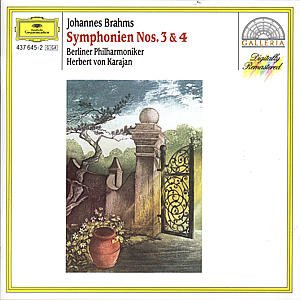 Cover for Karajan Herbert Von / Berlin P · Brahms: Symp. N. 3 &amp; 4 (CD) (2001)