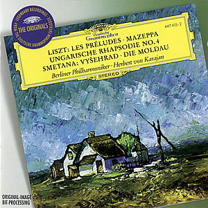 Die Moldau / Les Preludes / Mazeppa/+ - Karajan,herbert Von/bp - Musik - DEUTSCHE GRAMMOPHON - 0028944741520 - 23. februar 1995