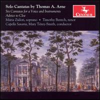 Cover for Arne / Zadori / Bentch / Savaria · Solo Cantatas (CD) (2006)