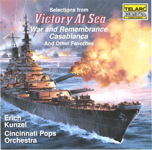 Victory at Sea - Cincinnati Pops Orch / Kunzel - Muziek - Telarc - 0089408017520 - 25 oktober 1990