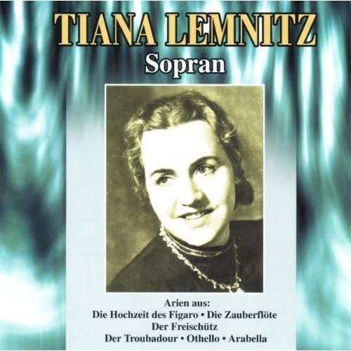 Cover for Tiana Lemnitz (CD) (1995)