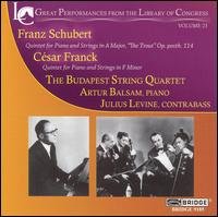 Cover for Budapest String Quartet · Library Of Congress  Vol 23 (CD) (2008)