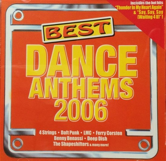 Cover for Various Artists · Best Dance Anthems 2006 (CD)