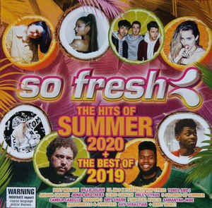 Cover for So Fresh: the Hits of Summer 2020 &amp; Best of 2019 (CD) (2019)
