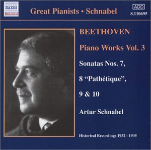 BEETHOVEN: Piano Works Vol.3 - Artur Schnabel - Musiikki - Naxos Historical - 0636943169520 - maanantai 2. joulukuuta 2002