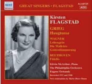 Cover for Kirsten Flagstad · Flagstad: Grieg, Wagner, Beep (CD) (2006)