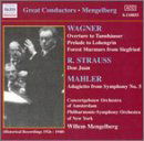 Cover for Mengelberg,willem / Concergebouw · MENGELBERG:Wagner / Strauss / Mahl (CD) (2003)