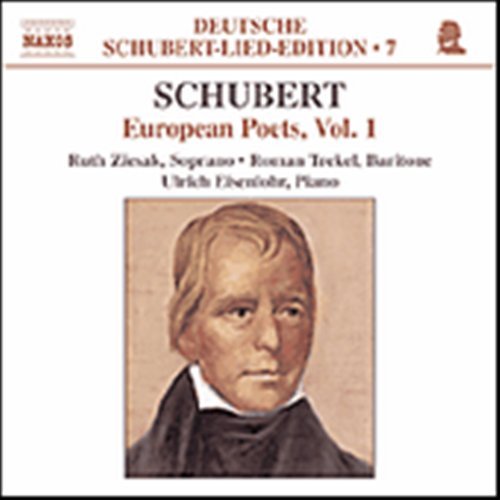 Schuberteuropean Poets Vol 1 - Ziesaktrekeleisenlohr - Musik - NAXOS - 0636943479520 - 4 februari 2002