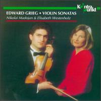 Cover for Elisabeth Westenholz &amp; Nikolai Madojan · Grieg: Violin Sonatas (CD) (2011)