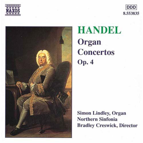 Cover for Handel / Lindley / Creswick · Organ Concertos Op 4 (CD) (1998)