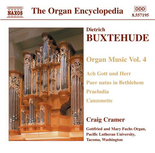 Organ Music Vol.4 - D. Buxtehude - Musiikki - NAXOS - 0747313219520 - maanantai 27. kesäkuuta 2005