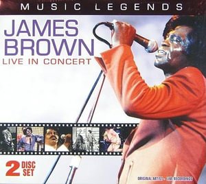 Cover for James Brown · James Brown Live in Concert - Music Legends 2 Disc Set - CD / DVD (CD)