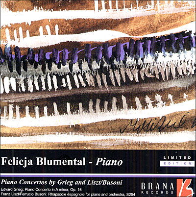 Cover for Grieg / Liszt / Busoni · Piano Concerto a Min. Op.16/rhapsodie Espagnole (CD) (2009)