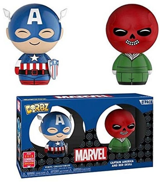 Cover for Funko · Dorbz - Marvel - Captain America / Red Skull (2pack) (Toys)