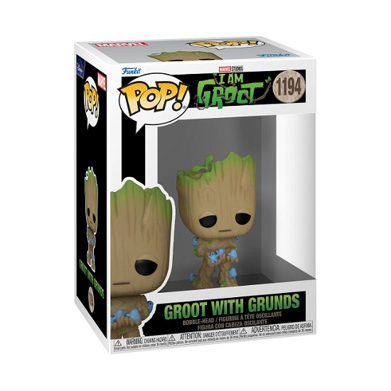 Cover for Funko Pop! Marvel: · I AM GROOT - POP NÂ° 1194 - Groot with Grunds (Legetøj) (2023)