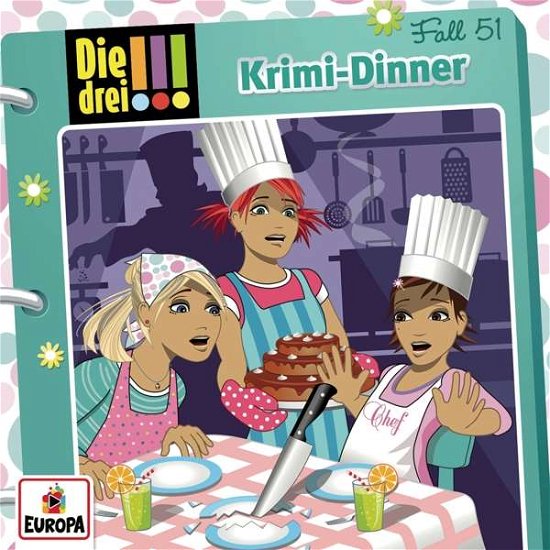 051/krimi-dinner - Die Drei !!! - Musik - EUROPA FM - 0889853587520 - 29. September 2017