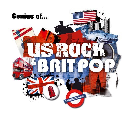 Cover for Various Artists · Genius Of Us Rock &amp; Brit Pop (CD) (2010)