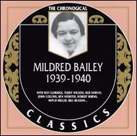 Cover for Mildred Bailey · 1939-1940 (CD) (2002)