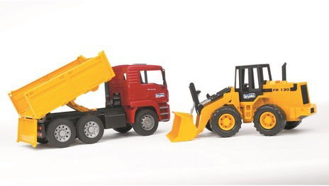 Cover for Bruder · Man Tga Construction Truck And Articulated Loader (02752) (Legetøj) (2013)