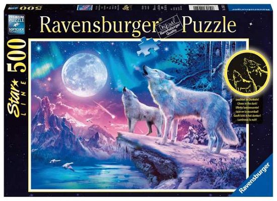 Cover for Ravensburger · Wolf im Nordlicht (Puzzle).14952 (Bog) (2019)