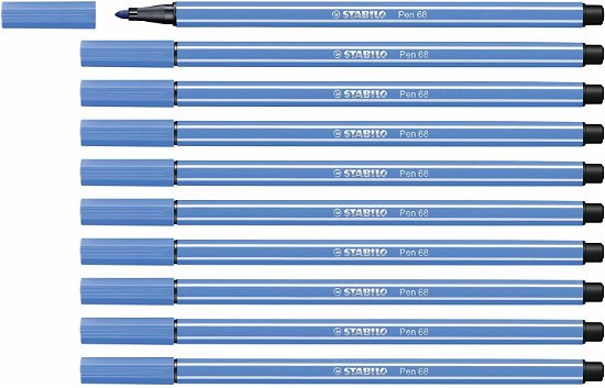 Fasermaler Pen 68 Blau, 10 St. - Stabilo - Merchandise - Stabilo - 4006381326520 - February 21, 2017