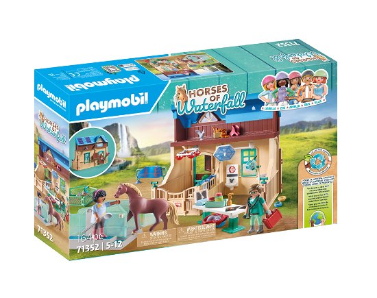 Cover for Playmobil · Playmobil Horses of Waterfall Paardrijtherapie &amp; Dierenartse (Leketøy)