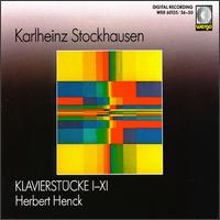 Cover for Herbert Henck · * Klavierstucke I-XI (CD) (1996)