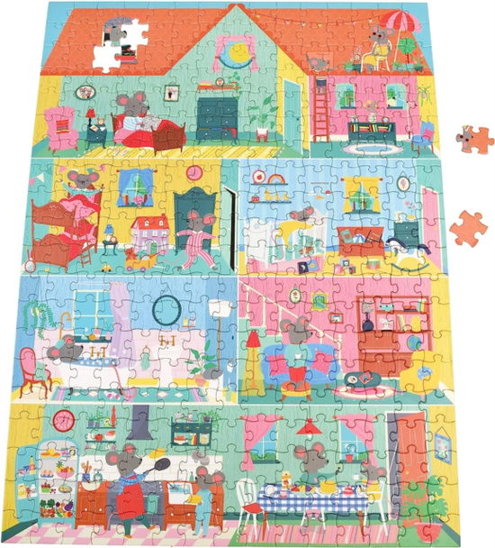 Jigsaw puzzle (300 pieces) - Mouse In A House -  - Books - REX LONDON - 5027455434520 - June 23, 2023