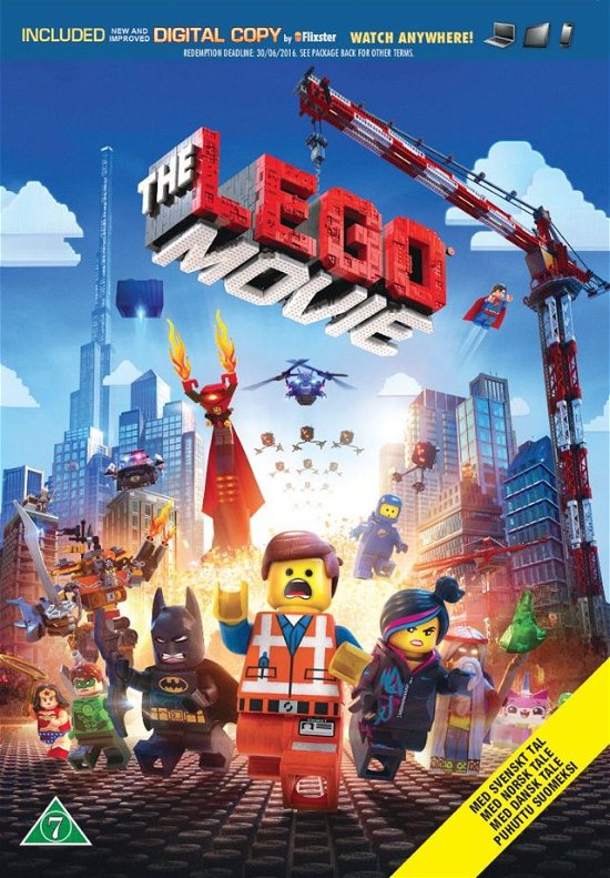 Cover for The LEGO Movie (DVD) (2014)