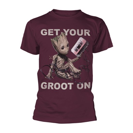 Cover for Marvel Guardians of the Galaxy Vol 2 · Get Your Groot on (T-shirt) [size XL] [Maroon edition] (2017)