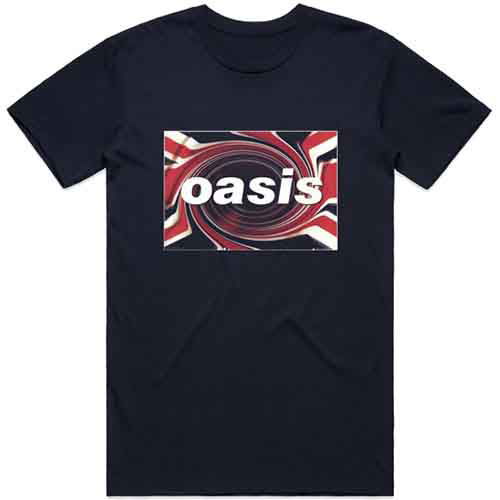 Cover for Oasis · Union Jack (T-shirt) [size S] [Blue - Unisex edition] (2019)